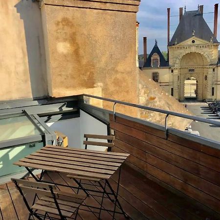 Vue Chateau Fontainebleau - Chez Lydia Bagian luar foto